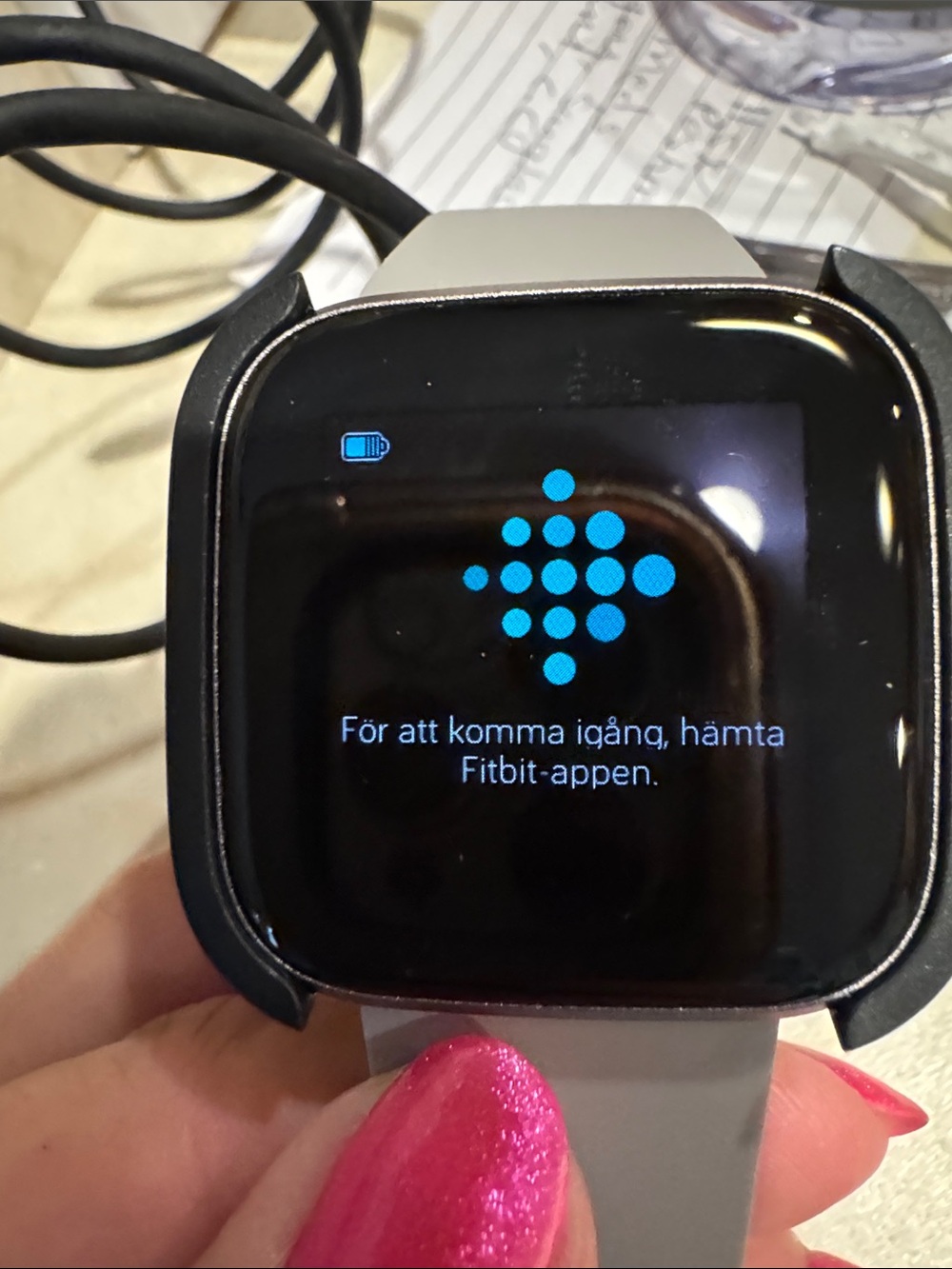 fitbit Versa 2 Smartwatch in Light Gray - Picture 8 of 9